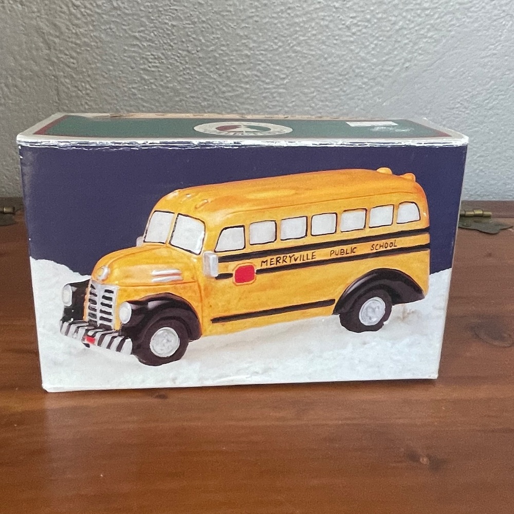 Christmas Valley Village Merryville Public School Bus - Picture 6 of 9